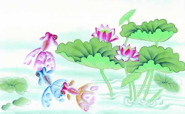 chinese master paintings aquac art q086 A4 Photo Print