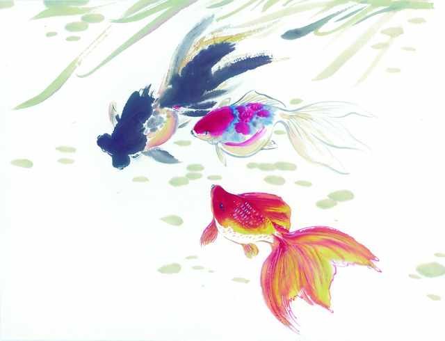 chinese master paintings aquac art q087 A4 Photo Print