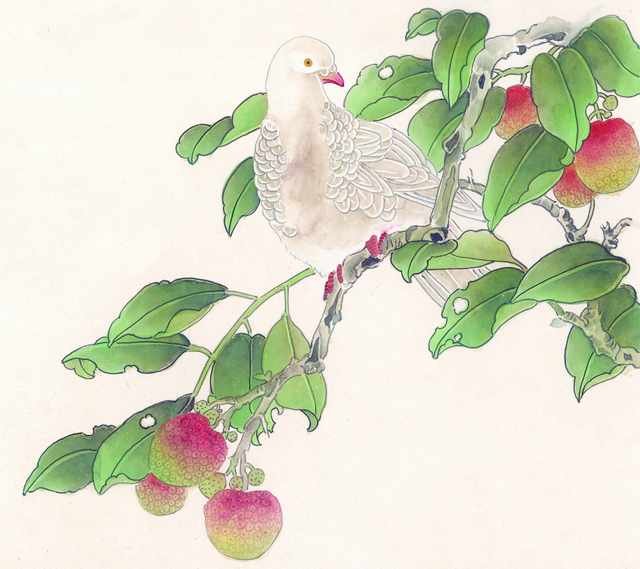 chinese master paintings birds floral c art b0101 A4 Photo Print
