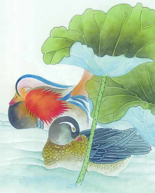 chinese master paintings birds floral c art b0110 A4 Photo Print