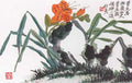 chinese master paintings birds floral c art b0118 A4 Photo Print