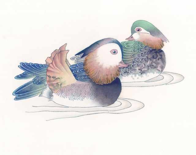 chinese master paintings birds floral c art b0127 A4 Photo Print