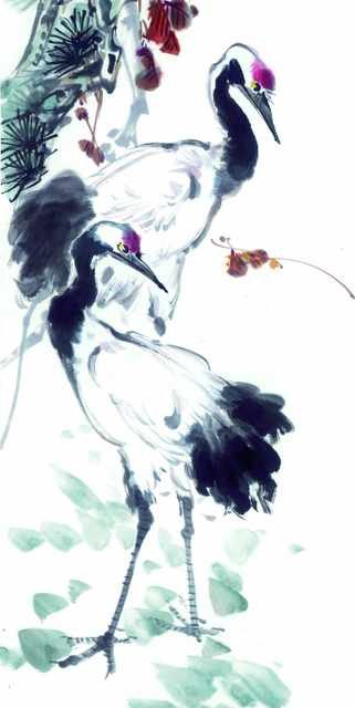 chinese master paintings birds floral c art b0136 A4 Photo Print