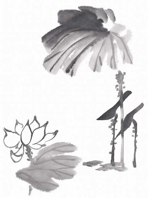 chinese master paintings birds floral c art b014 A4 Photo Print