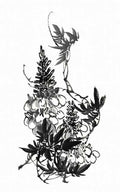 chinese master paintings birds floral c art b015 A4 Photo Print