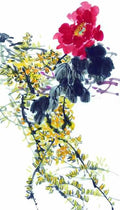 chinese master paintings birds floral c art b0151 A4 Photo Print