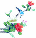 chinese master paintings birds floral c art b0155 A4 Photo Print