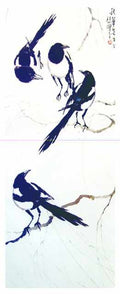 chinese master paintings birds floral c art b016 A4 Photo Print