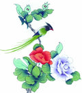 chinese master paintings birds floral c art b0161 A4 Photo Print