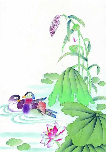 chinese master paintings birds floral c art b0167 A4 Photo Print