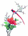 chinese master paintings birds floral c art b0198 A4 Photo Print