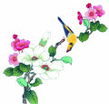 chinese master paintings birds floral c art b0207 A4 Photo Print