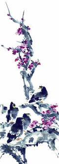 chinese master paintings birds floral c art b0210 A4 Photo Print