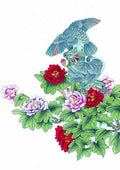chinese master paintings birds floral c art b0211 A4 Photo Print