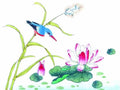 chinese master paintings birds floral c art b0214 A4 Photo Print