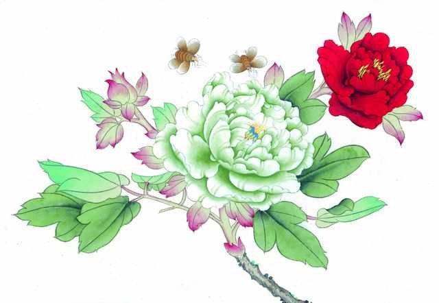 chinese master paintings birds floral c art b0216 A4 Photo Print