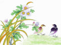 chinese master paintings birds floral c art b022 A4 Photo Print