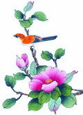 chinese master paintings birds floral c art b0229 A4 Photo Print