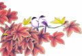 chinese master paintings birds floral c art b0235 A4 Photo Print