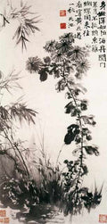 chinese master paintings birds floral c art b024 A4 Photo Print