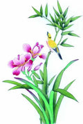 chinese master paintings birds floral c art b0244 A4 Photo Print