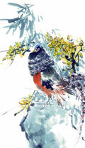 chinese master paintings birds floral c art b0257 A4 Photo Print