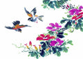 chinese master paintings birds floral c art b0260 A4 Photo Print