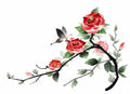 chinese master paintings birds floral c art b0266 A4 Photo Print