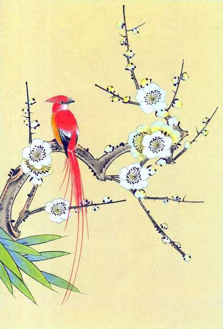 chinese master paintings birds floral c art b0307 A4 Photo Print