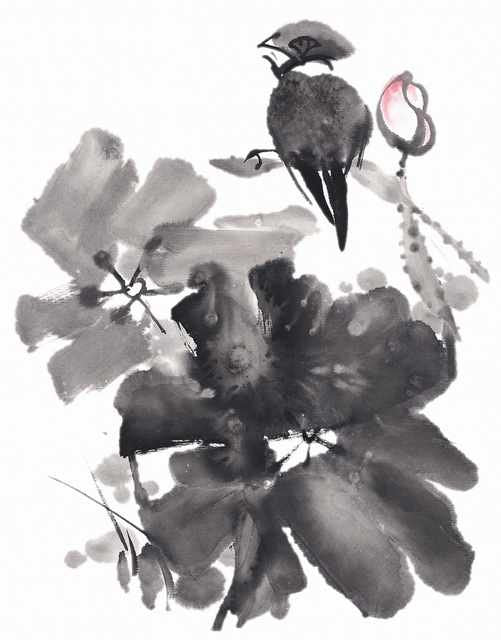 chinese master paintings birds floral c art b0310 A4 Photo Print
