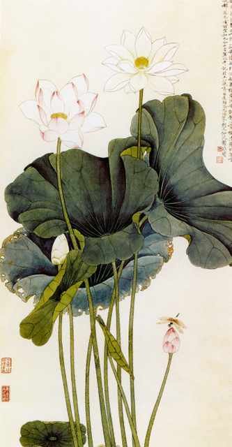 chinese master paintings birds floral c art b037 A4 Photo Print