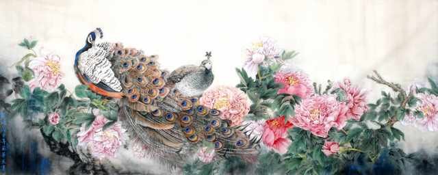 chinese master paintings birds floral c art b0390 A4 Photo Print