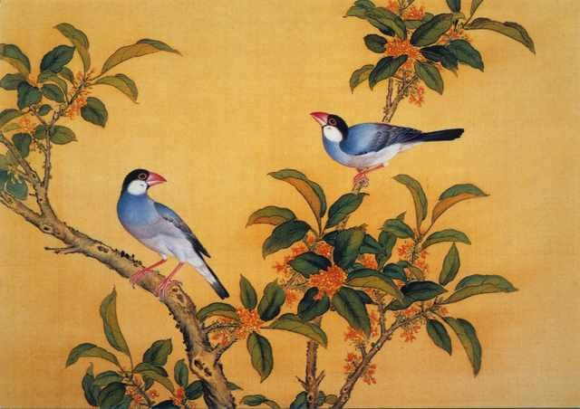 chinese master paintings birds floral c art b0408 A4 Photo Print