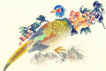 chinese master paintings birds floral c art b066 A4 Photo Print