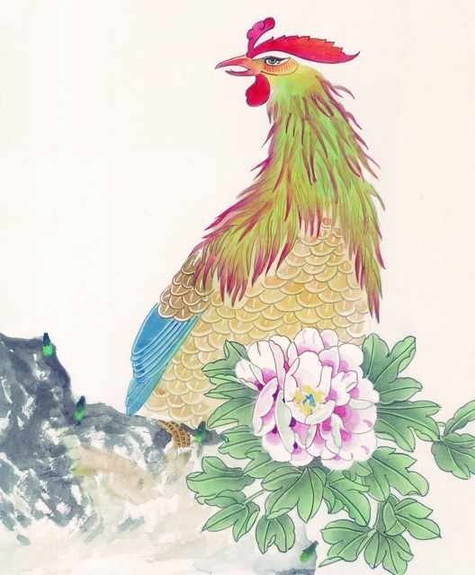 chinese master paintings birds floral c art b081 A4 Photo Print