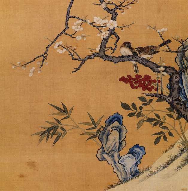 chinese master paintings birds floral c art b09 A4 Photo Print