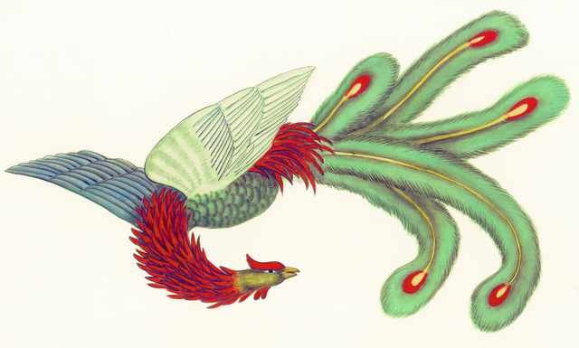 chinese master paintings birds floral c art b091 A4 Photo Print