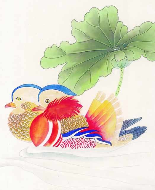 chinese master paintings birds floral c art b092 A4 Photo Print