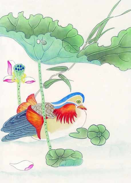 chinese master paintings birds floral c art b093 A4 Photo Print