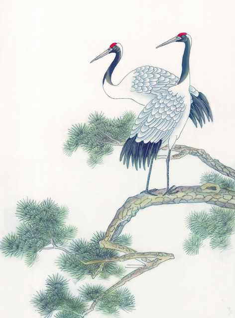 chinese master paintings birds floral c art b097 A4 Photo Print