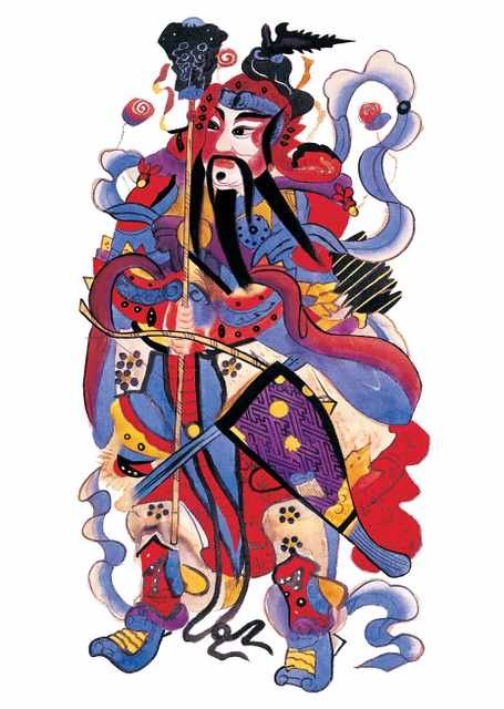 chinese master paintings god C Art G027 A4 Photo Print