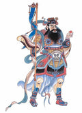 chinese master paintings god C Art G034 A4 Photo Print