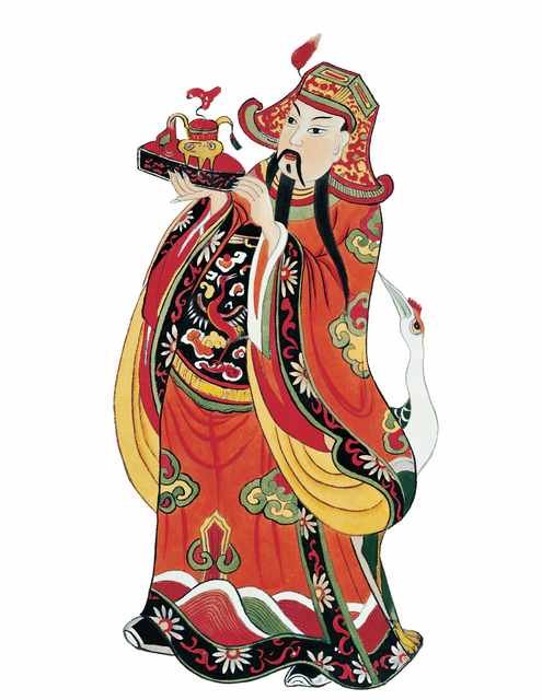 chinese master paintings god C Art G053 A4 Photo Print