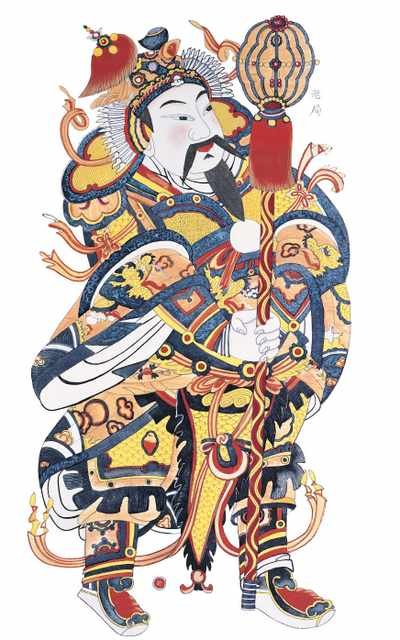 chinese master paintings god C Art G07 A4 Photo Print