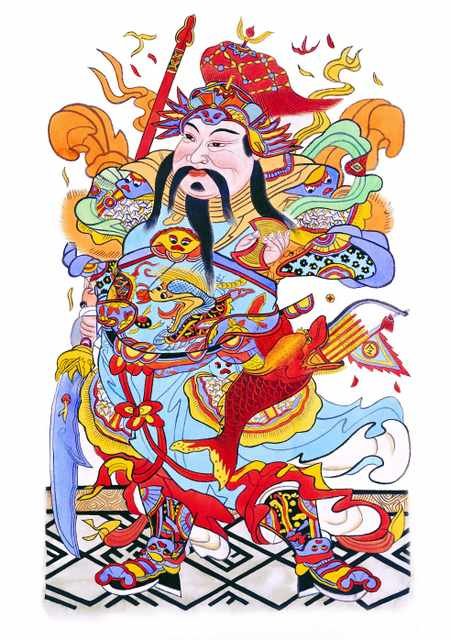 chinese master paintings god C Art G070 A4 Photo Print