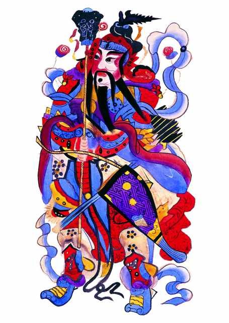 chinese master paintings god C Art G083 A4 Photo Print