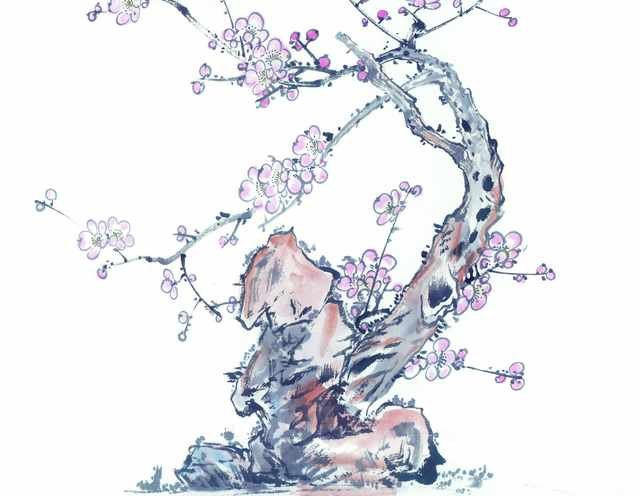 chinese master paintings gu sung c art s010 A4 Photo Print