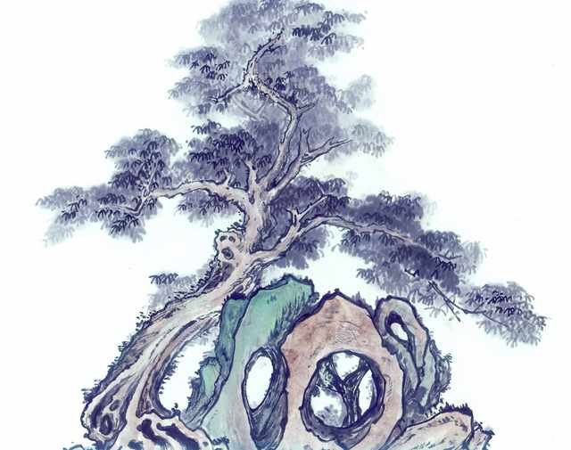 chinese master paintings gu sung c art s017 A4 Photo Print