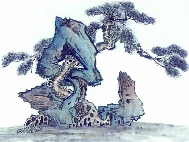 chinese master paintings gu sung c art s023 A4 Photo Print