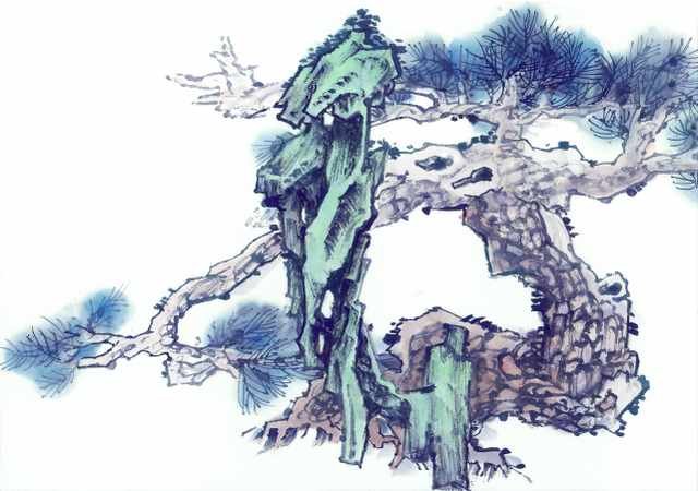 chinese master paintings gu sung c art s033 A4 Photo Print